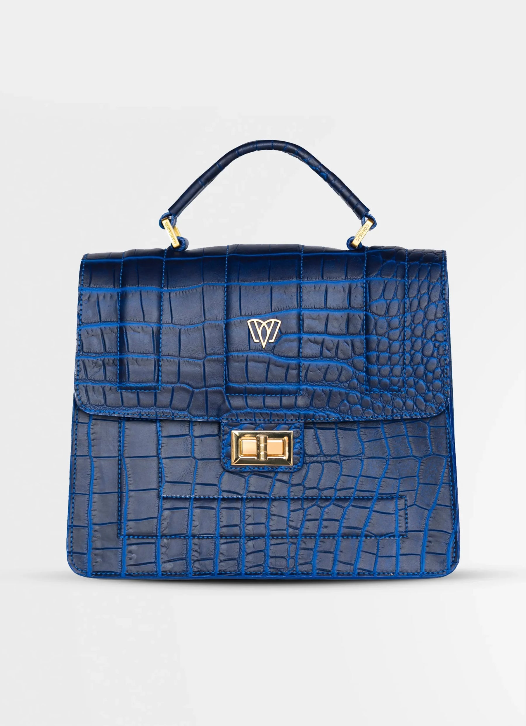 Bolso pequeño Pilar Satchel | Cocodrilo