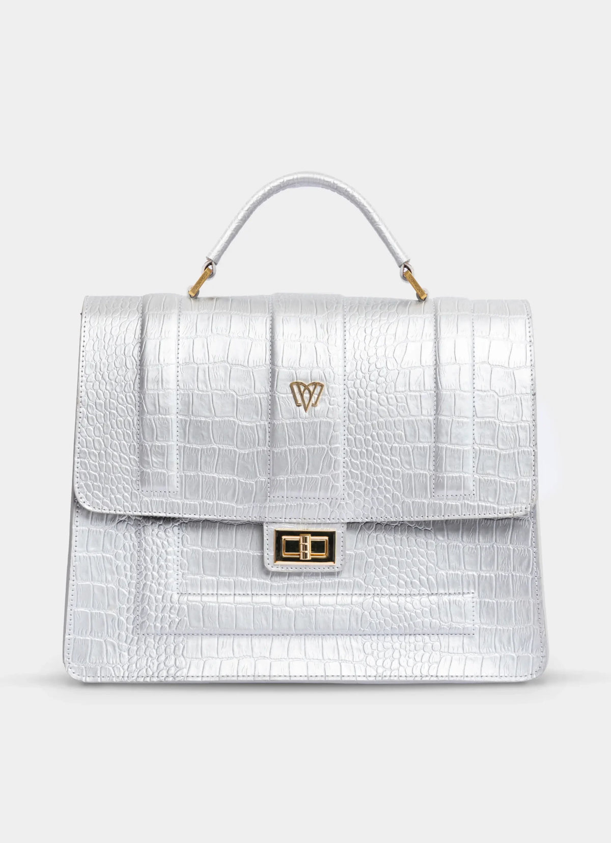 Pilar Satchel Bag | Crocodile