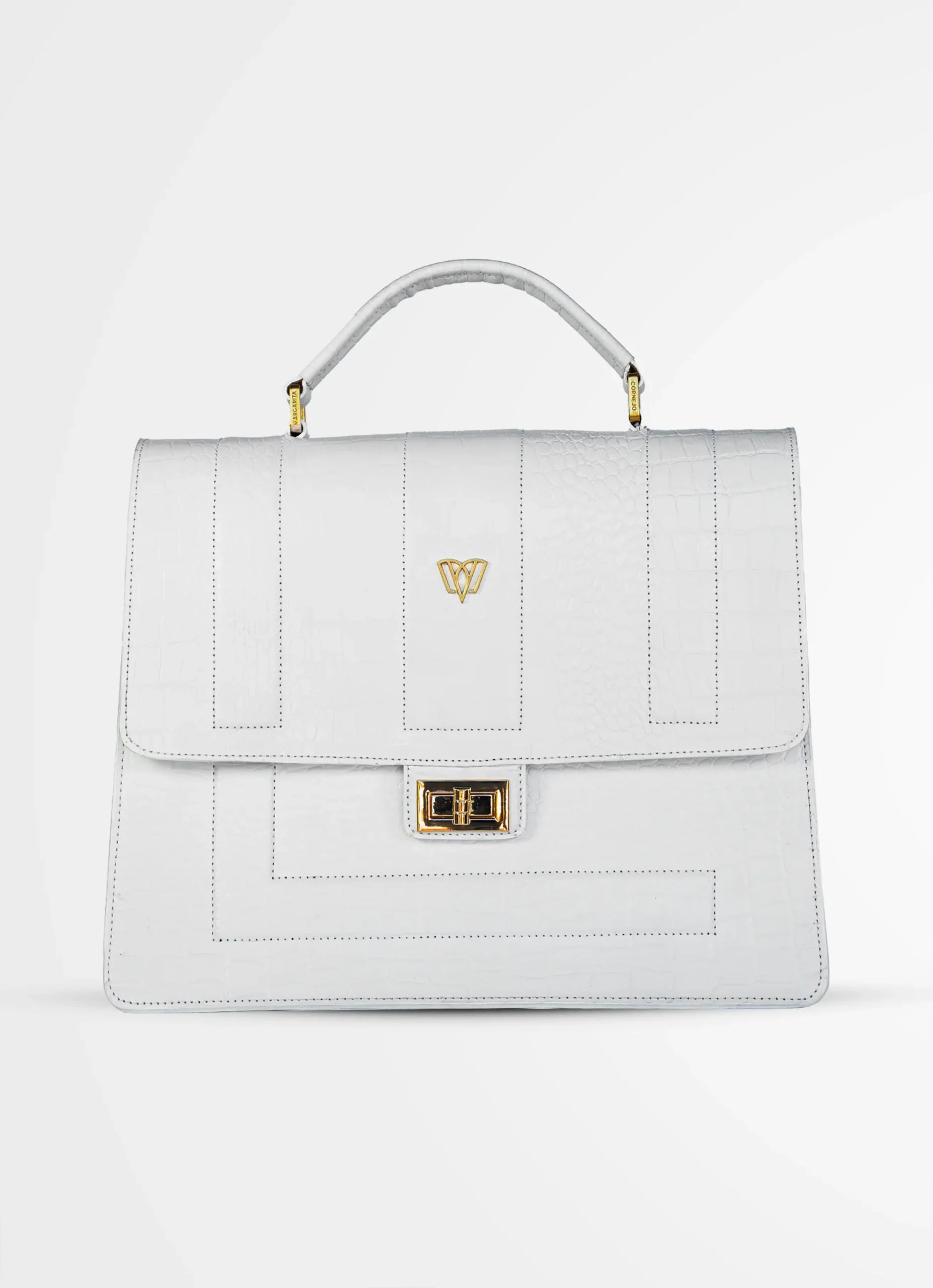 Pilar Satchel Bag | Crocodile