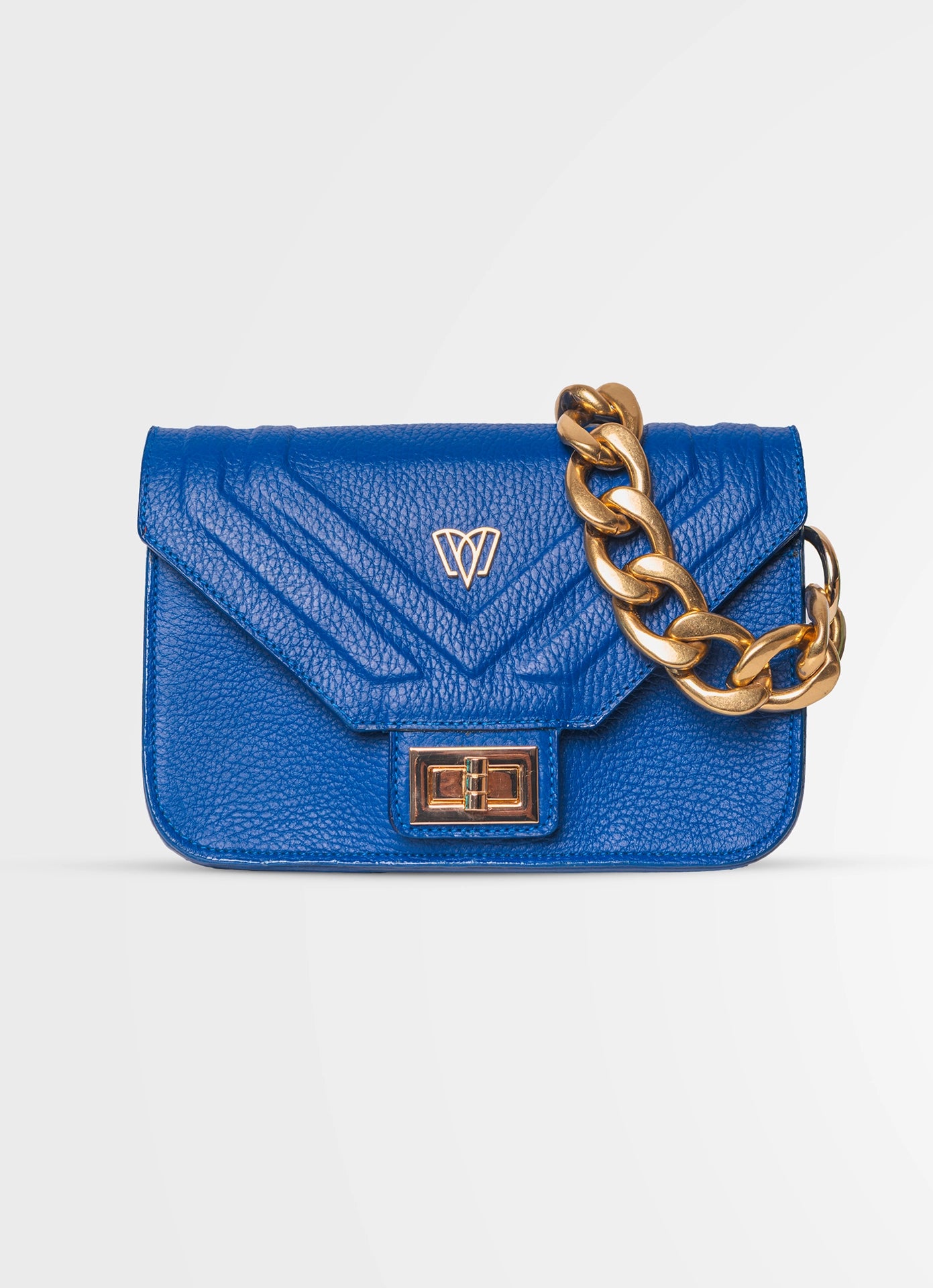 Split Mini Flap Bag Chunky Chain
